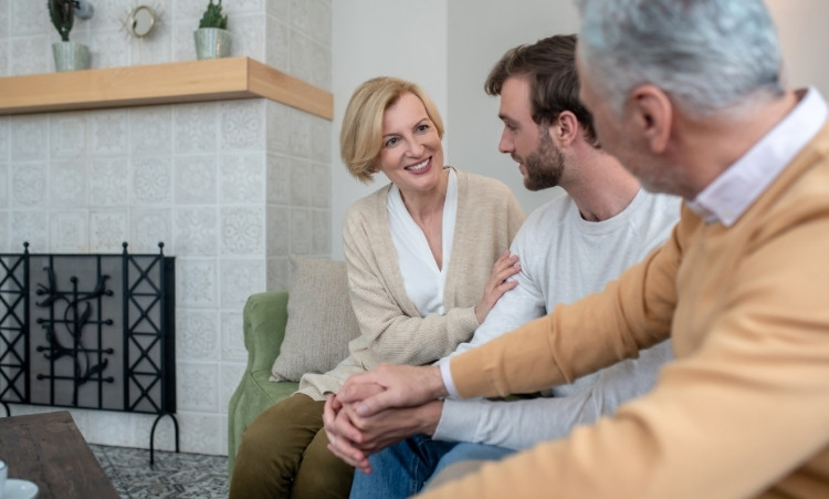 Family support session encouraging connection and healing in outpatient alcohol recovery