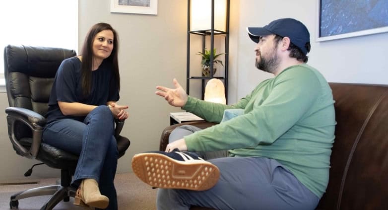 Action stage of addiction recovery with active participation in counseling and treatment