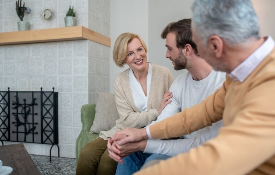 Family support session for loved ones affected by drug addiction