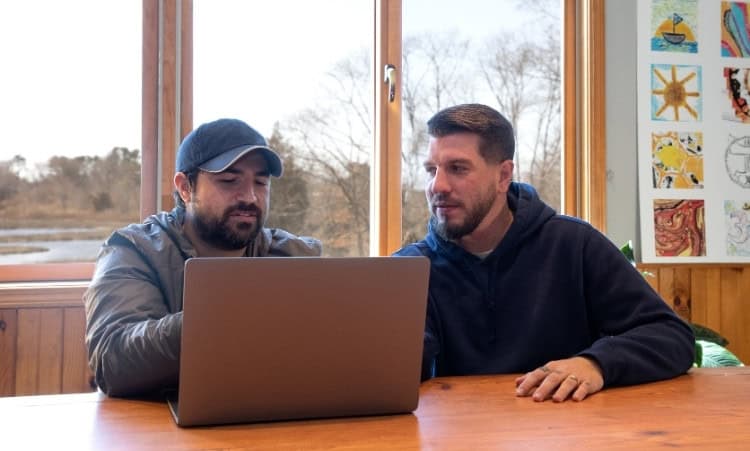 Men participating in virtual intensive outpatient program in Connecticut