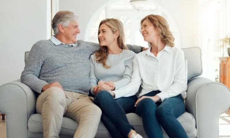 Family supporting a loved one during alcohol IOP recovery in Connecticut