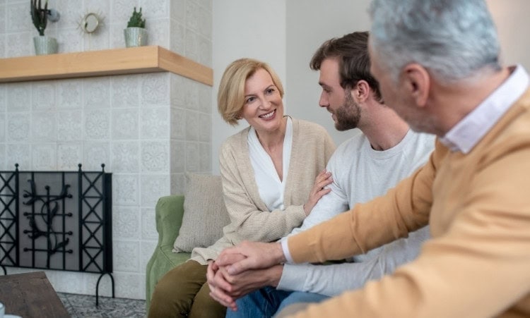 Family supporting a loved one during addiction recovery in Deep River, CT
